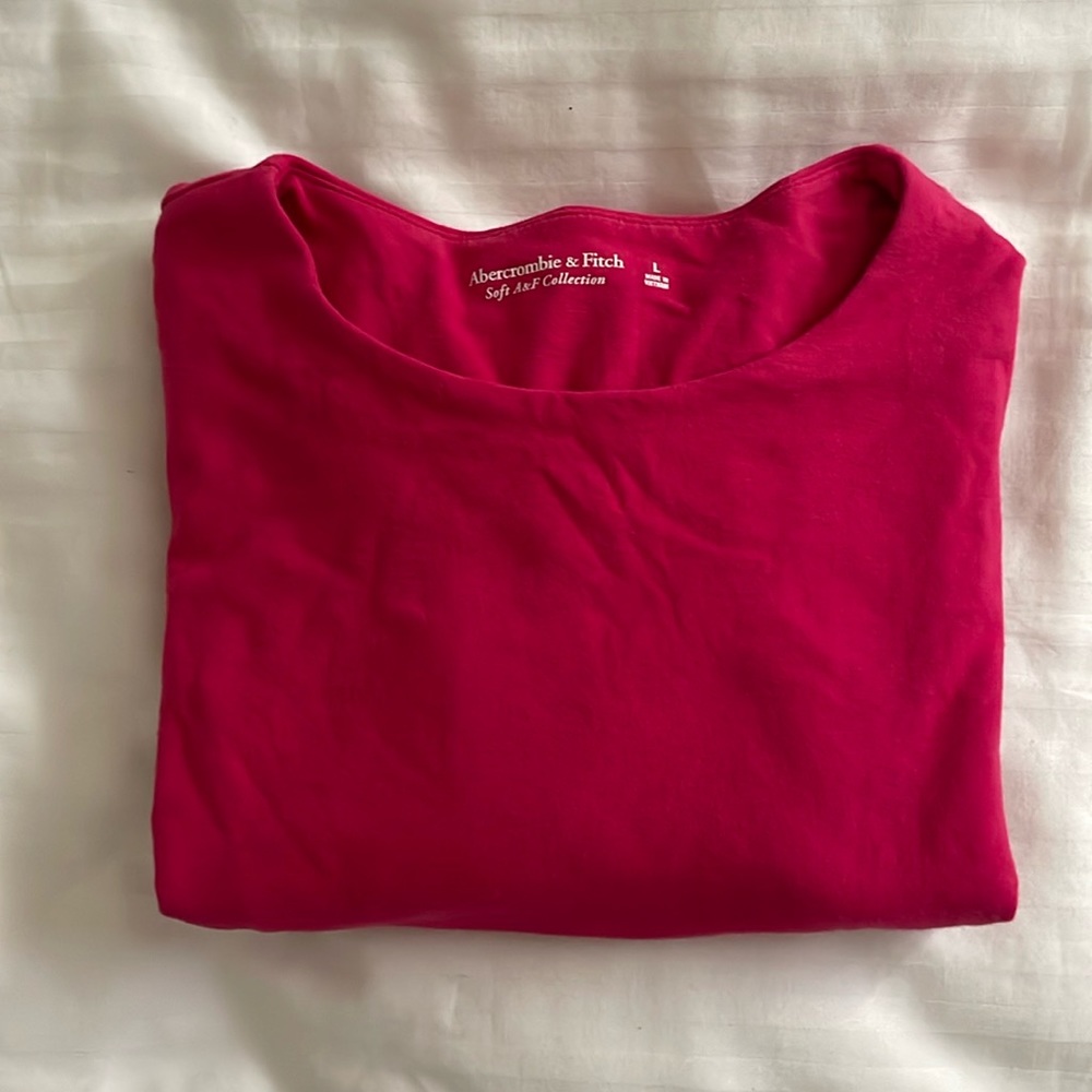 Abercrombie & Fitch Women’s  Pink Long sleeve bodysuit